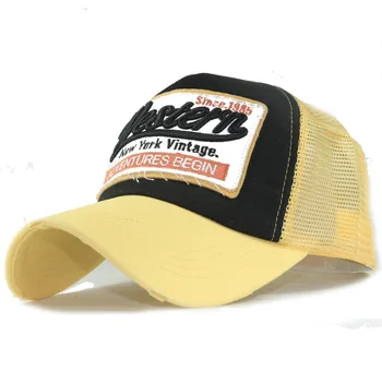 Unisex Bavlna Snapback čiapky pre mužov Výšivky vlk šiltovku Žien Priedušný Oka Trucker Kosti kohút Hip Hop čiapky