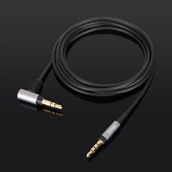 4 ft/6 Nahradenie upgrade Strieborné Pozlátené Audio Kábel Pre SONY WH-1000XM2 1000XM3 XM4 WH-H800 WH-900N slúchadlá