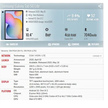 Pre Samsung Tab S6 Lite SM P610 P615 2020 Vydania Smart Trifold Prípad Tabletu Galaxy Tab S6 Lite 10.4 prípad Tabletu +film Pero