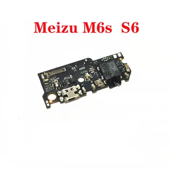 Pre Meizu M6s S6 Port USB Nabíjací Dock Konektor Konektor Nabíjania Rada FLex Kábel Mikrofónu Mikrofón Rada
