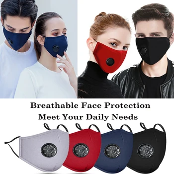 4pcs Opakovane Umývateľný Bavlna Maska Proti prachu Módne Maska Anti-fog Proti Prachu-priemyselného Prachu a Tvár Pokrývajú Mascarillas Mondkapjes