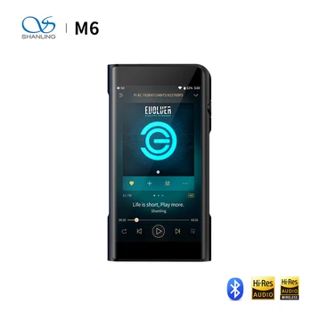 SHANLING M6 Hi-Res Dual AK4495SEQ s Otvoreným Android OS Prenosný Prehrávač DSD256 HiFi Bluetooth 3.5/2.5/4.4 mm, Vyvážené Výstupné