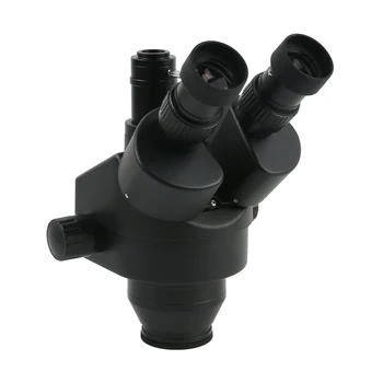 7X-45X Kontinuálne Zoom Súčasne-hlavná Trinocular Stereo Mikroskopom C-Mount Kamery Adaptér + 56 LED Svetlo WF10X/20 Okulára