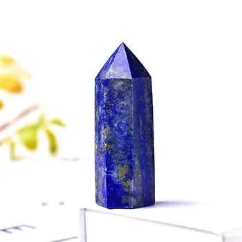 1PC Prírodné Lapis Lazuli Quartz Hrubé Kamenné Dekorácie Crystal bod Domáce Dekorácie Kameňom, Terénne úpravy Energie Kameňa, Liečenie
