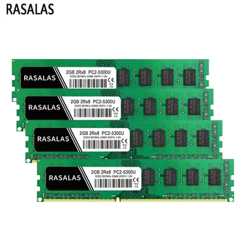 Rasalas Pamäte RAM DDR2, 2G Ploche PC2 4200MHz 5300MHz 6400MHz 533mhz 677mhz 200pin 1.8 V PC Memoria Ram DDR2, 2G