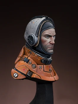 Nové Nezmontované 1/12 Astronauti poprsie vojak fantasy neobsahuje anténu Živice Auta HOBBY Hračky Nevyfarbené živice model