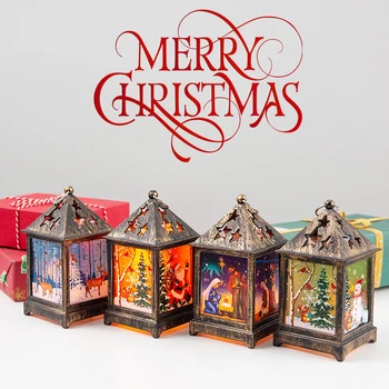 Vianočné LED Svetlá Santa Claus Snehuliak Vianoce, Prívesky, Ozdoby Veselé Vianoce Stolové Dekorácie pre Domov Natal Darčeky na Nový Rok