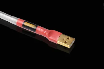 Kuang postriebrený QED Hifi usb Kábel Vysokej Kvality Typ A-B DAC Dátový USB Kábel