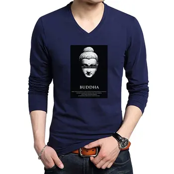 Muž Slim Fit T-Shirt Dizajn Značky Lete Bežné Bavlnené tričko 2021 Módne Čínsky Štýl, Buddha Vytlačené t košele Doprava Zadarmo