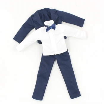 Oblečenie pre Blyth bábika Hlboké Modré Smoking pre Mužov Cool a Jemné oblek pre 1/6 BJD azone ľadovej dbs