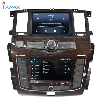 2 DIN autorádia Android stereo prijímač pre-Nissan patrol Y62 2012-2019 auto audio, video, multimediálne MP3 prehrávač Dual dotykový displej