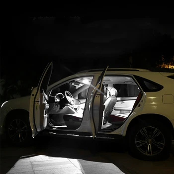 2ks Biela, Canbus LED Interiér Auta Svetlá Na KIA K3 batožinového priestoru Svetlo Dome na Čítanie špz Žiarovky