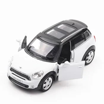 1/36 DieCasts Series 5 Palcový Mini Coop 12.5 Cm Zliatiny Auto Hračky #CH554001 Dvere Openable Vytiahnuť Späť & Návrat Energie