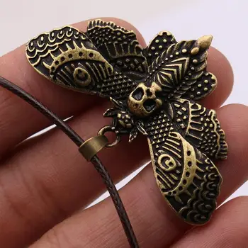 Nostalgia Lebky Šperky Hmyzu Smrti Mora Šperky Gotický Prívesok Motýľ Náhrdelník