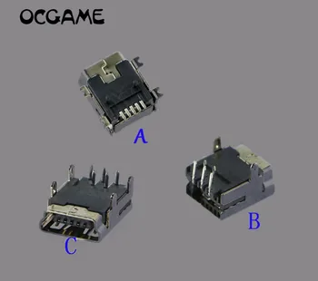 500PCS/VEĽA Napájací Konektor Nabíjania Port Napájanie Nabíjačky Zásuvky mini usb nabíjací port pre PS3 wireless controller OCGAME