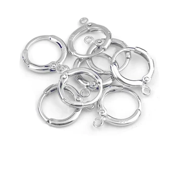 10PCS Európskej Leverback Náušnice 925 Sterling Silver Šperky Príslušenstvo Páky Späť Splitring Náušnicu v Uchu Drôt