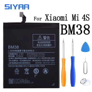 BM33 BM35 BM36 BM37 BM38 Batérie Pre Xiao Mi kom 4i 4C 4S, 5S Plus Originálne Náhradné Mobilný Telefón, Li-ion Bateria + Bezplatné Nástroje