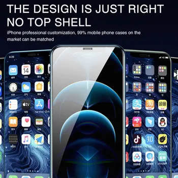 Úplné Pokrytie Tvrdeného Skla Na iphone 12 11 Pro Max XS Max 12 X Mini XR Screen Protector Sklo Na iphone 12 Pro Max