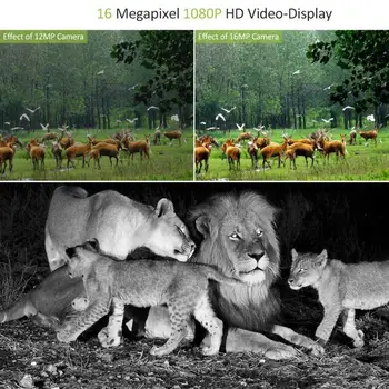 1080P 12MPX Mini Poľovnícky Chodník Kamerou na Nočné Videnie Wildcamera Fotenie Wildlife návrh aktívne Prenosné Lov Fotoaparát