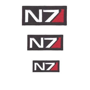 Osobnosti trend Mass Effect Hra N7 Tactical Ops Logo Vyšívané Patch NOVÉ NEPOUŽITÉ nízke priceDIY ozdoby, dekorácie