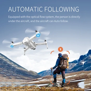 LSRC nový GPS drone S162 4K HD dual-fotoaparát 5G WIFI FPV skladacia quad-rotor dron jedným z kľúčových vrátiť vzdialenosti 500 metrov