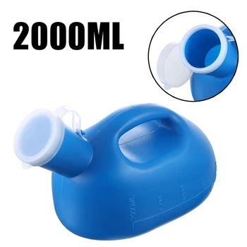 2000ml Modrý Plast Prenosné Muž Pee Hrniec Mobilný Záchod Wc Pomoci Fľaša Muž Wc Dodávky Pre Vonkajšie Cestovné Nemocničnej Starostlivosti