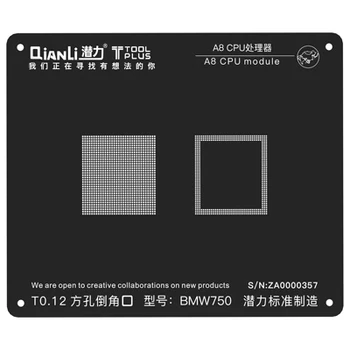 Qianli black vzorkovníka toolplus cpu 2D A7 A8 A9 A10 A11 A12 T 0.12 mm