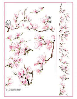 Ružová Kvetinová Washi Pásky 4.5cmx2m