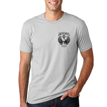 2020 Hot Predaj Nové pánske Tričko, Mŕtvy Alebo Živý Oblečenie Vzdušných Síl USAF Akadémie Bavlna Posádky Tričko Krátky Rukáv T Shirt