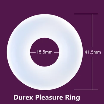 Vibračný Krúžok Durex 3 v 1 Muž Dlhšie Trvajúce Ejakulácie Odkladu Stimuláciu Klitorisu Dospelých, Erotické, Sexuálne Hračky, Sex Partnerov