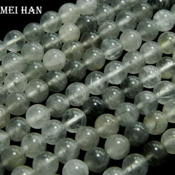 Meihan doprava Zadarmo (2 pramene/set) fyzická 10 mm oblačno quartz kolo voľné korálky pre šperky robiť dizajn alebo darček