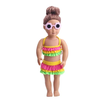 Bábiky oblečenie 3ks Plavky, Bikiny, Oblečenie, hračky príslušenstvo fit 18-palcové Dievča bábiky a 43 cm baby doll c225