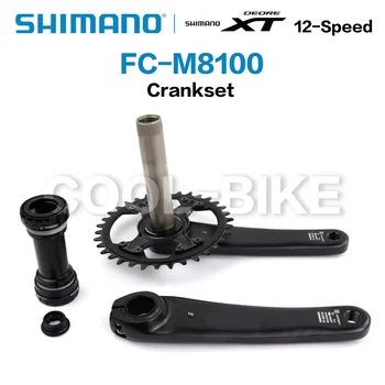 SHIMANO DEROE XT FC M8100 Kuky M8100 12-Rýchlosť 30T 32T 34T 36T 170 MM 175 FC-M8100-1