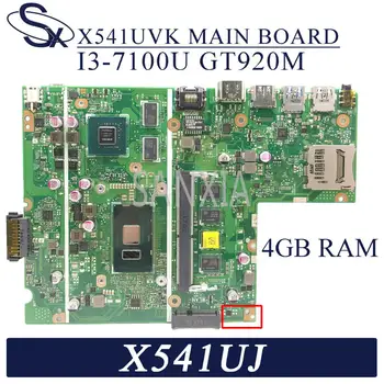 KEFU X541UVK Notebook základná doska pre ASUS X541UJ X541UV pôvodnej doske 4 GB-RAM, I3-7100U GT920M