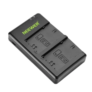 Neewer Dual Micro USB Nabíjačka pre Sony NP-FZ100 Batérie, Kompatibilný so Sony A9 A7III A7RIII Kamery