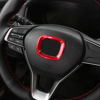 1PCS ABS Volant, Kryt Výbava vhodné Na Honda Accord 10. 2018 Nové Módne Matný Interiérové Doplnky Carbon Fiber Modrá Červená
