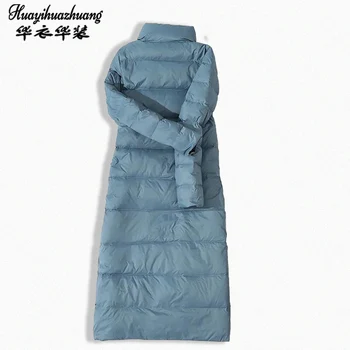 2020 dámske zimné oblečenie puffer zips dole kabát veľké veľkosti 4XL 5XL teplé veľké veľkosti, dlhé nadol bunda je možné Nosiť na oboch stranách