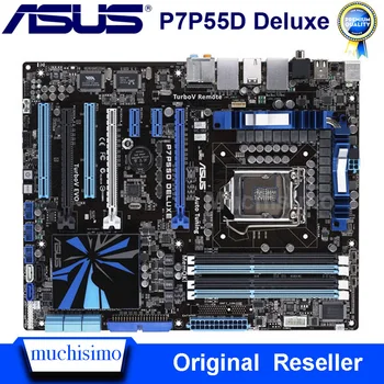 Asus P7P55D Deluxe Motherbaord Core i7/Core i5 LGA 1156 DDR3 16GB Intel P55 Pôvodnej Ploche P55 Mainbaord P7P55D Deluxe 1156