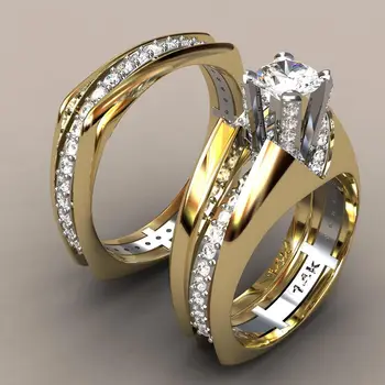 14 karátové zlato Peridot Diamantový Prsteň AAA 2 carat Ženy, Svadobné Kapela šperky Anillos Drahokam Šperky Bizuteria 14K zlato, diamant krúžky