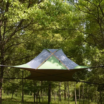 220*200 cm Pozastavené Strom Stan Ultralight Hanging Tree House Camping hojdacia sieť Nepremokavé 4 Sezóny Stan pre pešiu Turistiku Backpacking