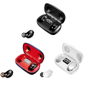S9 TWS Bluetooth 5.0 LED Digitálny Displej Wireless Mini HiFi In-Ear Slúchadlá Slúchadlá pre iOS Android Наушники беспроводные