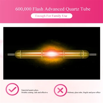 Profesionálne trvalé 600000 flash IPL epilátor laserové odstránenie chĺpkov, elektrické ženy bezbolestné threading ochlpenia stroj