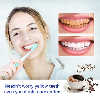 BREYLEE, Bielenie Zubov, Prášok Odstránenie Plaku Škvrny zubná pasta Zubná Nástroje Biele Zuby Čistenie Ústnej Hygieny Kefka 30-55g
