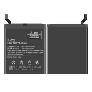 Pôvodnú Kvalitu Batérie Telefónu BM22 Pre Xiao 5 3000mAh Reálne možnosti Pre Xiaomi5 Náhradné Batérie