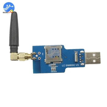 USB GSM sériový port GPRS SIM800C modul s Bluetooth počítač ovládanie hovoru USB konvertor DIY kit Komunikačný modul