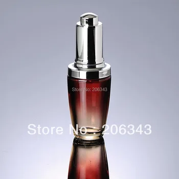 30 ML sklenená fľaša s stlačte kvapkadla alebo kvapkadlom sklenené fľaše pre Kozmetické Balenia