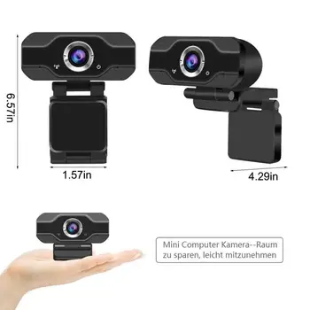 Kamera 1080P HD Webová Kamera S Mikrofónom automatické Zaostrovanie USB Web Cam PC Desktop Mini Webkameru Cam Web Kamera Na Počítač
