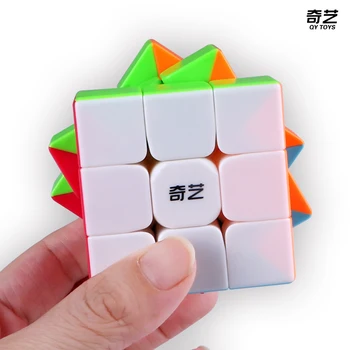 QiYi Bojovník S 3x3x3 Magic Speed QiYi Kocka Stickerless Puzzle Kocky Vzdelávacie Hračky Pre Deti,