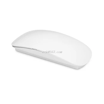Ultra Tenká Bezdrôtová Myš 2.4 G 1200DPI Optical Mobile Touch Mouse Myš S USB 2.0 Prijímač Pre Laptop Prenosný Počítač