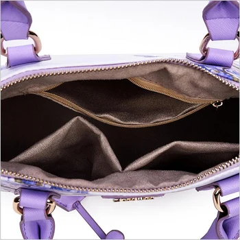 Vytlačené Luxusné kožené shell package 2017 nové ženy kabelky známych značiek dizajnér ramenný Messenger taška